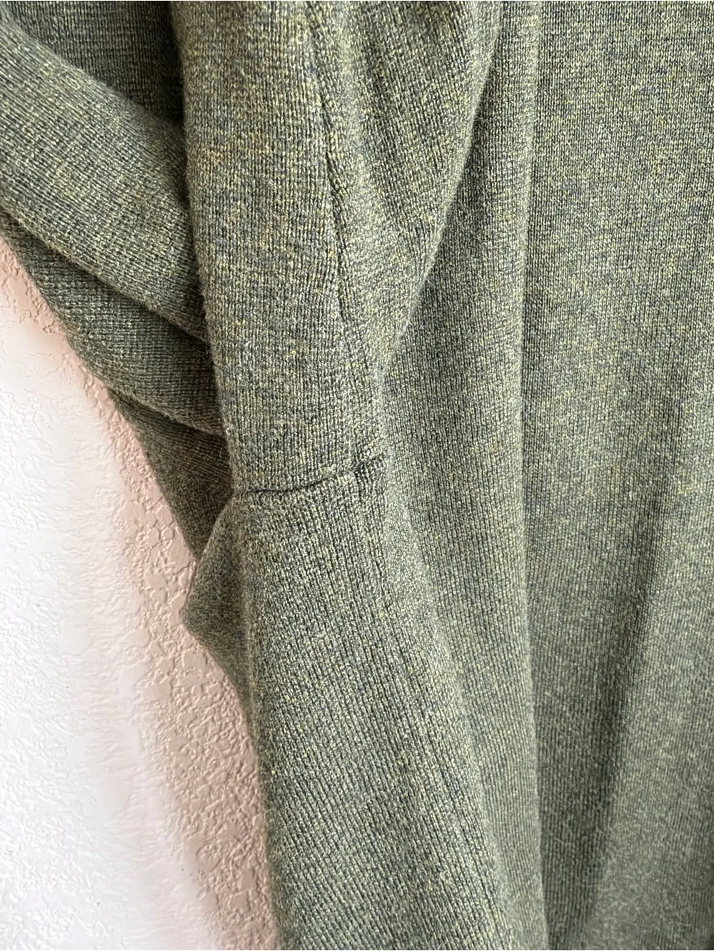 J.Crew Factory Chelsea Sweater Blazer S Academic Green Cotton Open Front Pockets